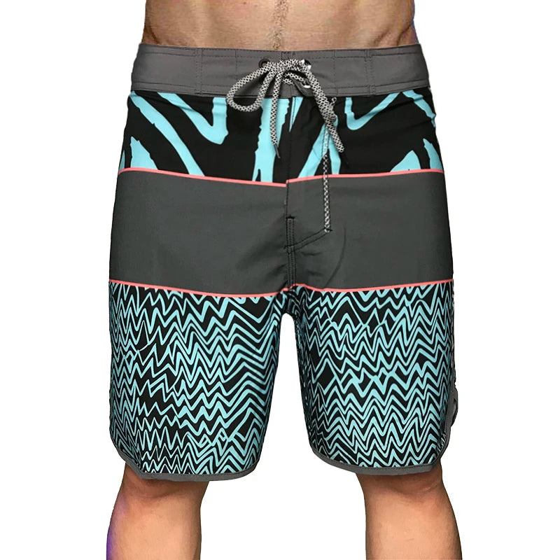 2021 new Brazil swimsuit men's shorts swimsuit water sports pants waterproof stretch surf beach pants Bermuda shorts plate pants