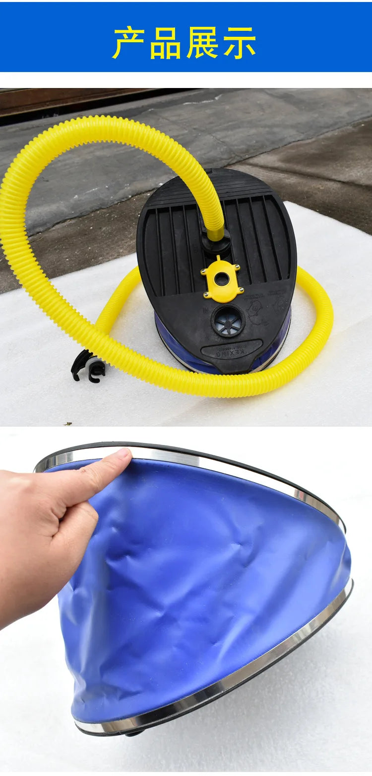 High Pressure 10 Liters Extra Large Multifunctional Kayak Pedal Air Pump Inflatable Boat Inflatable Boat Manual Pump