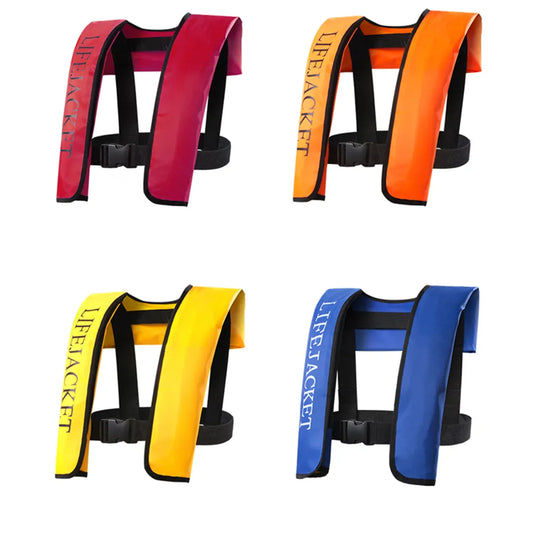 2pcs / 1pcs  Inflatable Life Jacket Professional Adult Swiming Fishing Life Vest Swimwear Water Sport Swimming Survival Jacket