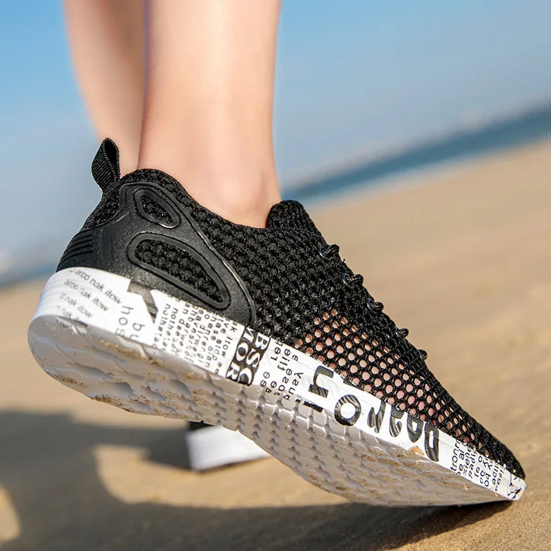 Men Women Quick-Dry Wading Shoes Water Shoes Breathable AquaIn Upstream Antiskid Outdoor Sports Wearproof Beach Sneakers 39-46
