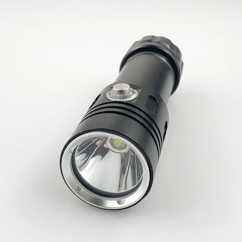 Xhp50.2 l2 lanterna led 100m subaquática mais poderosa luz de mergulho profissional tocha mão lâmpada 26650 18650
