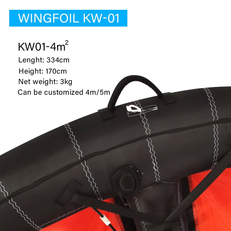 Surfing Handheld Kitesurf Wing Foil Inflatable Wingfoiling Sail SUP Paddle Wingsurfing Wingboard