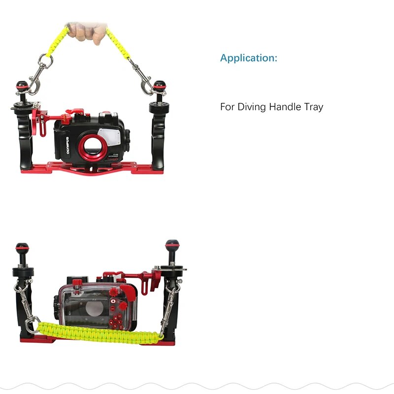 Scuba Diving Camera Housing Handle Rope Lanyard Strap Carrier For Tray Portable Diver Holder Missed Rope Underwater Photography