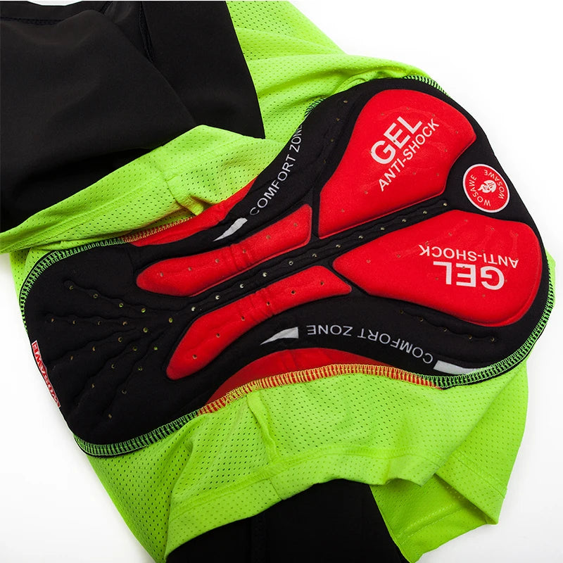 WOSAWE Cycling Shorts Men Gel Padded MTB Shorts Breathable Loose Fit Downhill Bicycle Underwear Mountain Bike Shorts ciclismo