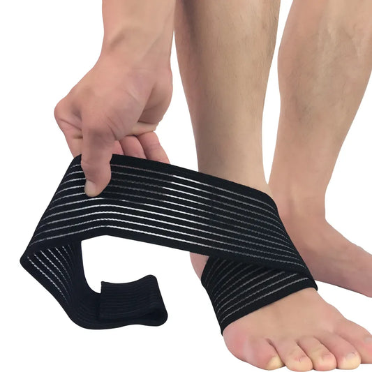 Adjustable Ankle Support Strap Running Brace Basketball Football Sleeve Bandage Sports Gym Anti Sprain Ankle Foot Protective