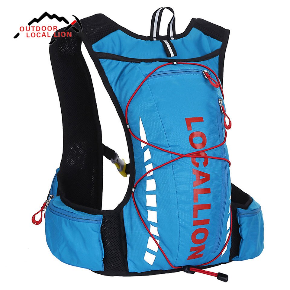 Outdoor Sport Bag 10L Professional Cycling Bicycle Bike Backpack Packsack Running Backpack Fishing Vest Bag Hydration Pack LK508