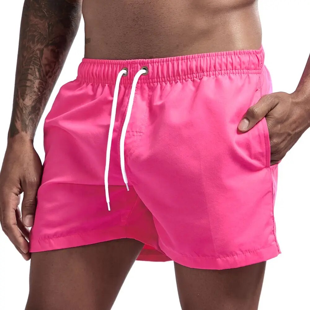 JOCKMAIL Men's Board Shorts Fast Dry 2020 Summer Holiday Beach Surf Pocket Swimming Trunks Sport Running Hybird Shorts