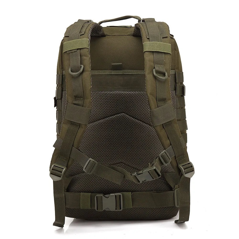 Mochila tática militar masculina de grande capacidade, 50l, bolsa de assalto militar ao ar livre, 3p, edc, pacote molle para trekking, acampamento, caça