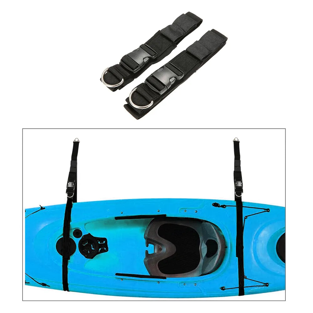 2pcs Kayak Wall Hanger Straps Webbing for Boat Kayak/SUP Storage Wall Storage Strap Rack Hanger Boat Keeper Garage Hanger 2019
