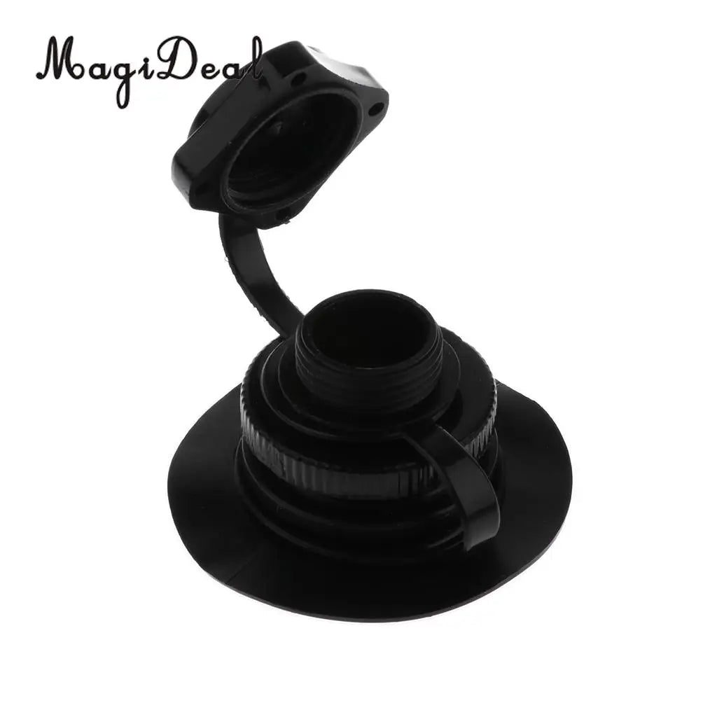MagiDeal Sturdy Replacement Air Valve Cap Screw for Inflatable Boat Kayak Raft Airbed Dinghy Water Sport Application White/Black