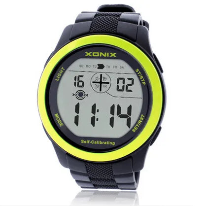 Hot!!! Self Calibrating Internet Timing Men Sports Watches Waterproof 100m Digital Watch Swimming Diving Wristwatch Montre Homme
