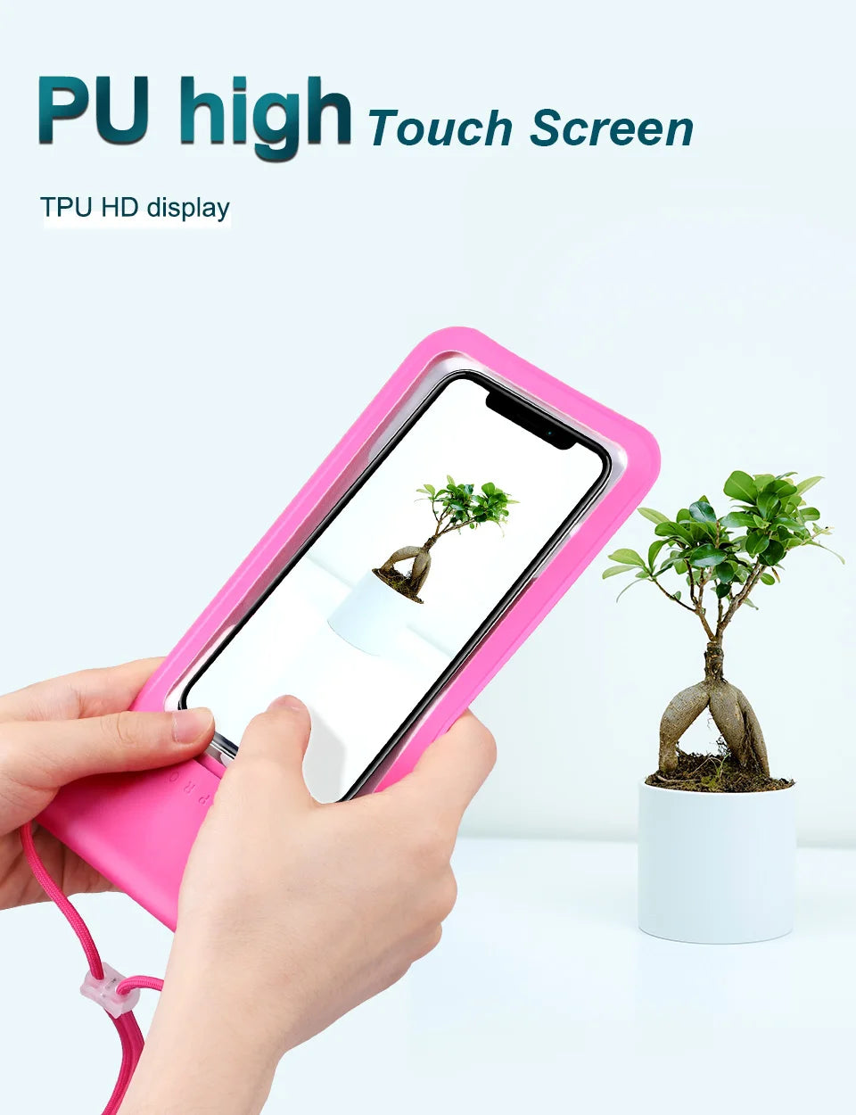 KUULAA Waterproof Phone Pouch Underwater Phone Bag Case Swimming Diving Phone Case Bag for Xiaomi iPhone Huawei Samsung