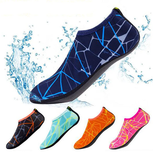 Meias de mergulho antiderrapantes de secagem rápida, sapatos de coral, meias de barbatanas de natação, surf, yoga, praia, sapatos de natação, sapatos de água