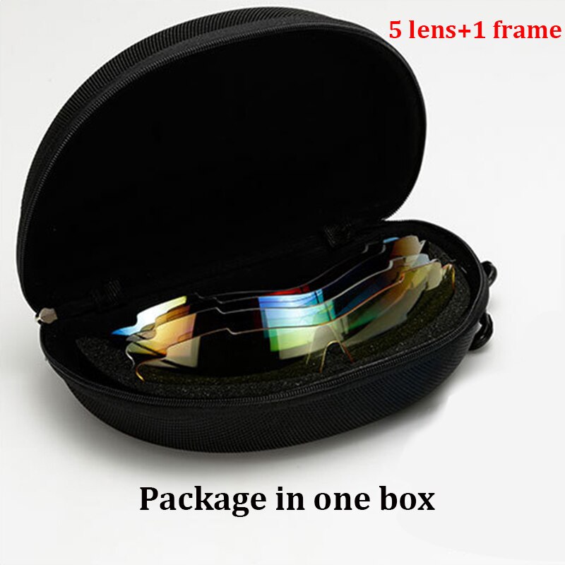 Goggle Sun Glasses Outdoor Sports Glasses Sunglasses Goggles Eyewear 5 Lens For Men Optical Frame For Myopia Hyperopia