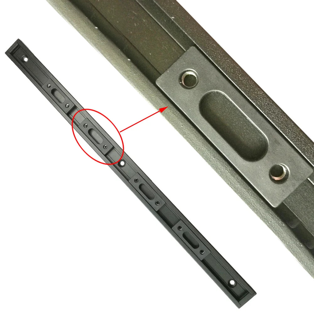 550mm Aluminum Kayak Slide Track Rails Bracket DIY Accessories Fishing Rod Holder Mounting Base Rack Tackle Kit