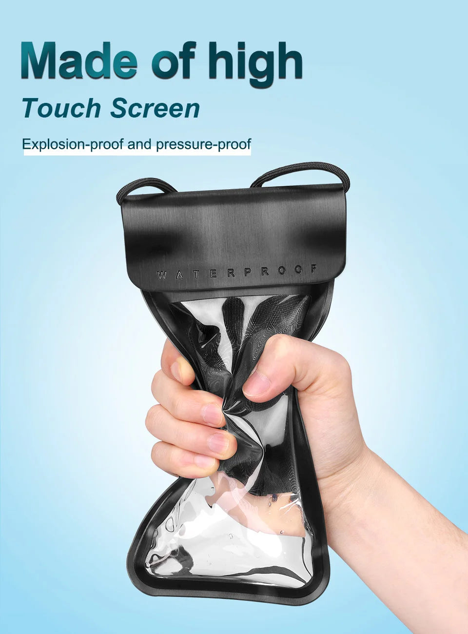 KUULAA Waterproof Phone Pouch Underwater Phone Bag Case Swimming Diving Phone Case Bag for Xiaomi iPhone Huawei Samsung