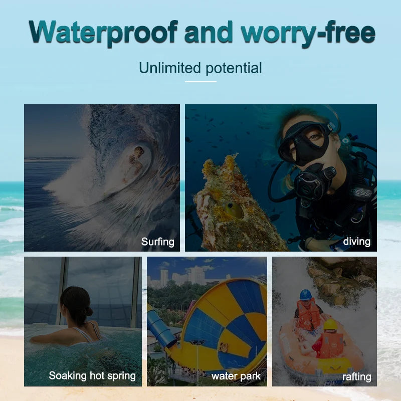 KUULAA Waterproof Phone Pouch Underwater Phone Bag Case Swimming Diving Phone Case Bag for Xiaomi iPhone Huawei Samsung