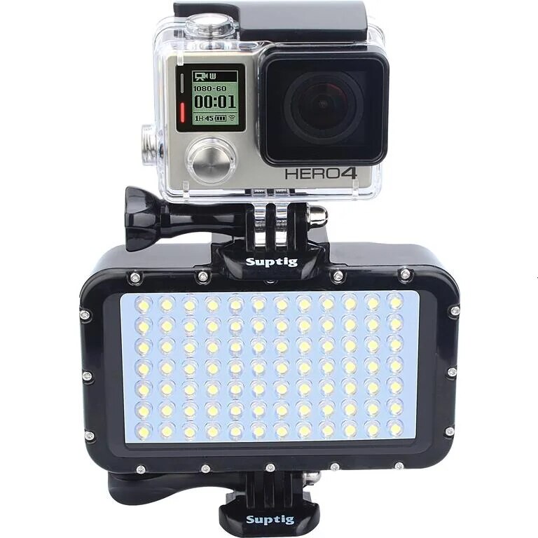 For Gopro Hero 9875 SJCAM SJ6/8/9 Xiaomi yi Mijia EKEN H9R Action/SLR Camera Underwater Photography Light Lamp Flashlight Diving