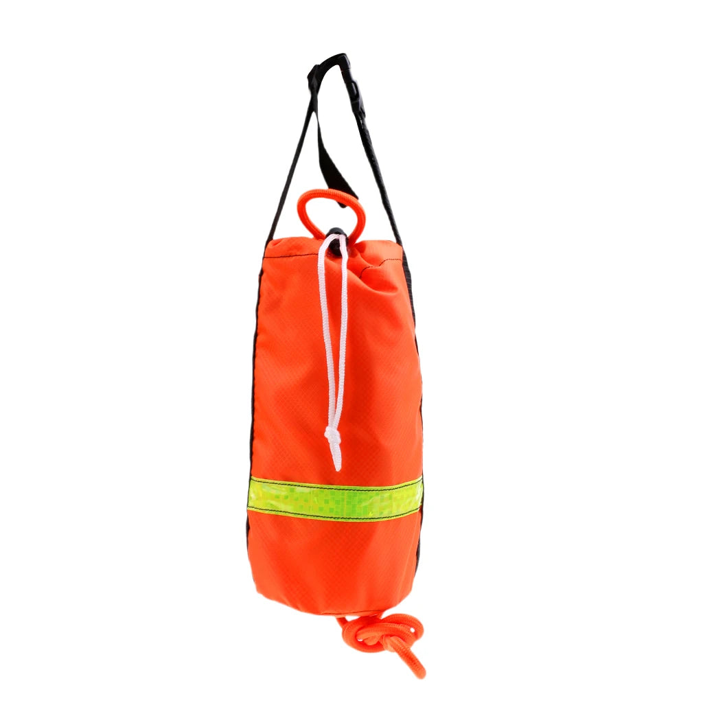 Perfeclan 16/21/31m Reflective Water Floating Life Line Rescue Throw Rope Bag Water Sports Kayaking Boating Rafting Accessory