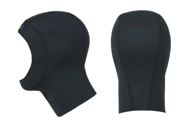 Chapéu de mergulho de neoprene 3mm, profissional, tecido uniex ncr, touca de natação, inverno, à prova de frio, capa de cabeça, capacete, roupa de banho, 1 peça