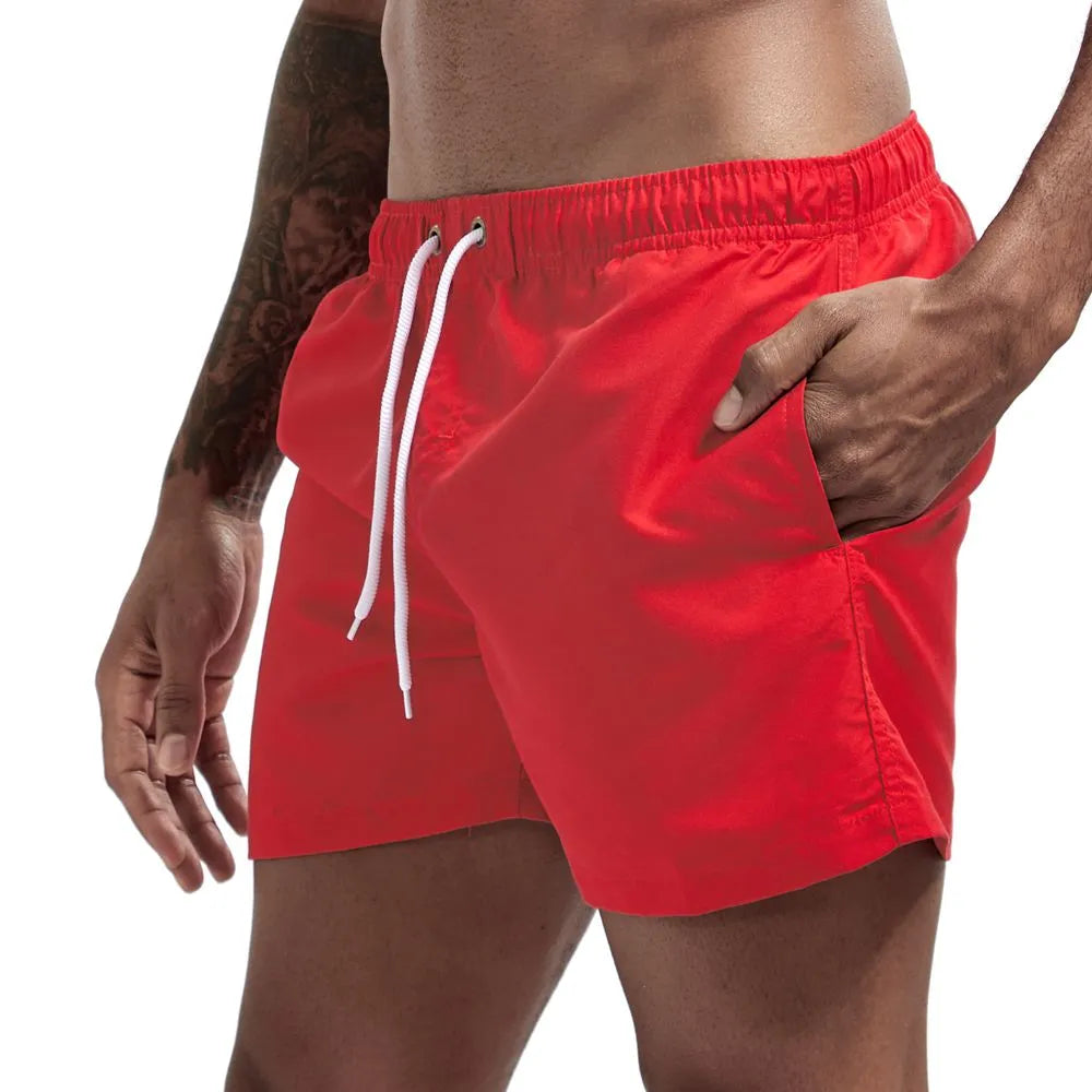 JOCKMAIL Men's Board Shorts Fast Dry 2020 Summer Holiday Beach Surf Pocket Swimming Trunks Sport Running Hybird Shorts