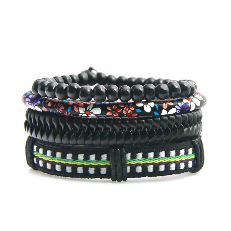 High Quality Leather Bracelets Men Charm Nautical Survival Rope Chain Bracelet Wrap Sport Bracelet 29 Styles Are Available.