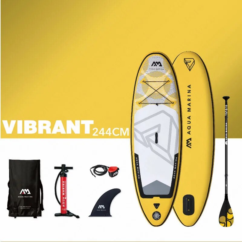 AQUA MARINA Vibrant SUP Kid Surf Board Inflatable Board Teenager SUP Stand Up Inflatable Paddle Board 266*75*10cm Sufring Board