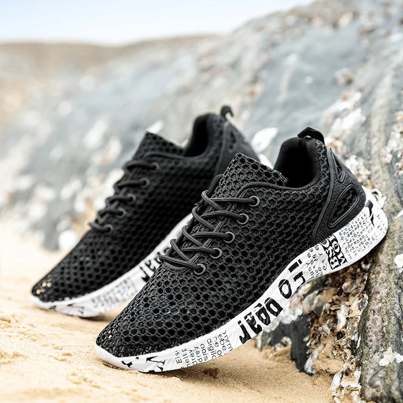 Men Women Quick-Dry Wading Shoes Water Shoes Breathable AquaIn Upstream Antiskid Outdoor Sports Wearproof Beach Sneakers 39-46