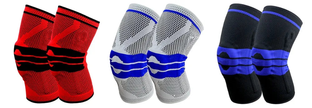 Knee Brace Silicone Sleeve Knee Pads Arthritis Knee Protector For Joints Support Meniscus Compression Protection Sport