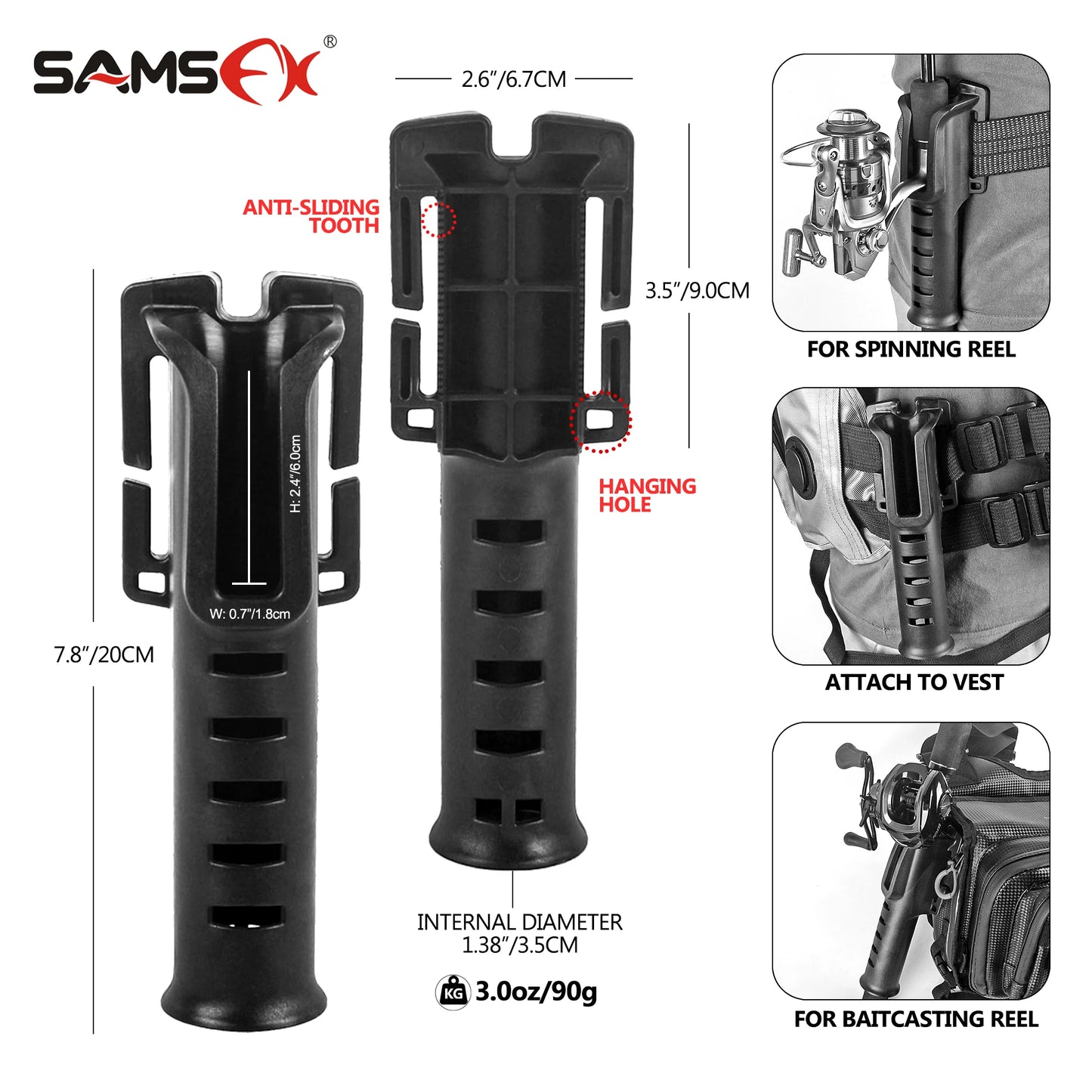 SAMSFX Fishing Wader Belt Wading Belts for Kayak Fishing Accessories Fighting Belt Wader Straps D ring and Hook Fits Waist Belts