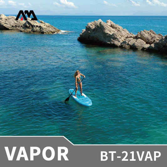 Aqua marina vapor 3.1m prancha de surf inflável sup stand up esportes aquáticos prancha de remo com corda de segurança