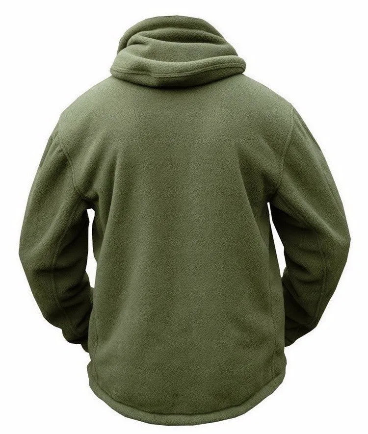 Men Winter Thermal Fleece US Military Tactical Jacket Outdoors Sports Hooded Coat Hiking Hunting Combat Camping Army Soft Shell