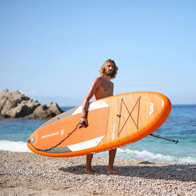 Aqua marina novo tamanho 330*81*15cm prancha de surf inflável 2021 fusão stand up paddle prancha de surf esporte aquático sup board isup