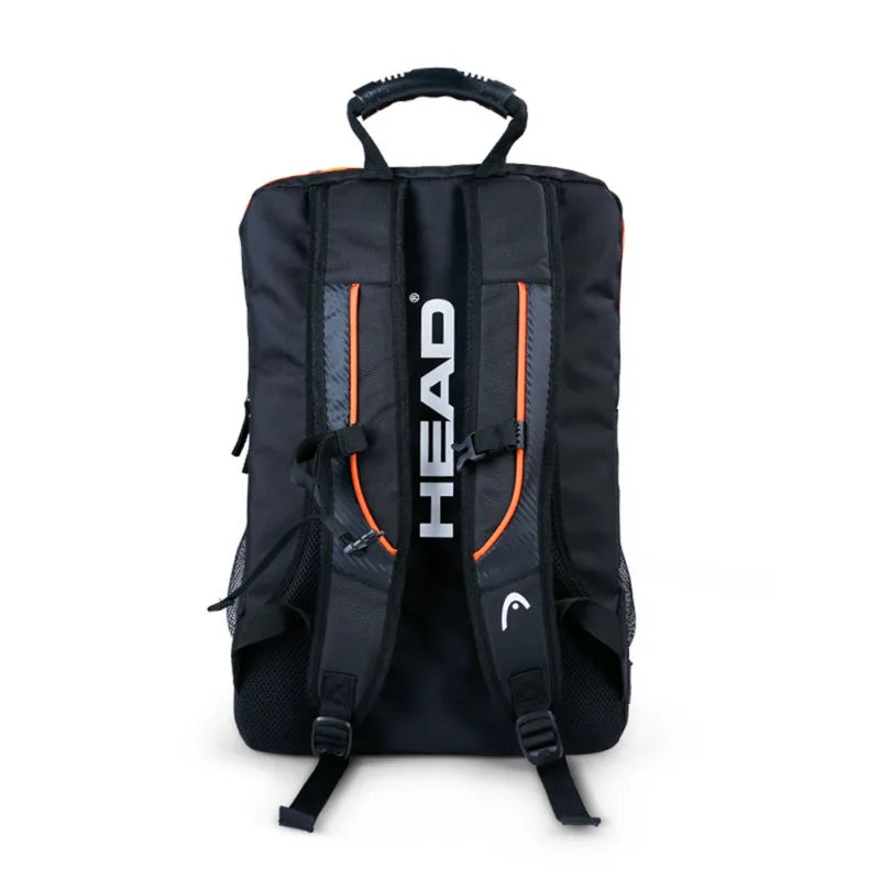 Original HEAD Tennis Bag Men Tennis Racket Backpack Tennis Racquet Outdoor Gym Badminton Backpack 1-3 Racquet Sports Bag Tenis