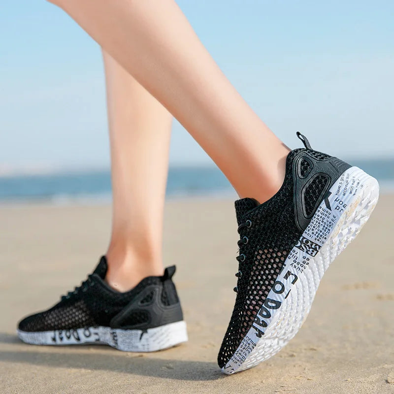 Men Women Quick-Dry Wading Shoes Water Shoes Breathable AquaIn Upstream Antiskid Outdoor Sports Wearproof Beach Sneakers 39-46