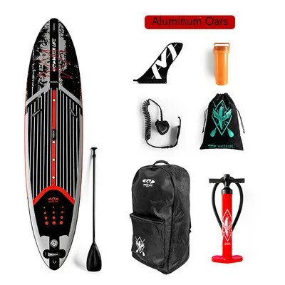 11'6 ft Inflatable SUP Board Stand-up Paddle Board Adult Water Sport Professional Water Ski Leisure Type 320x81x15CM