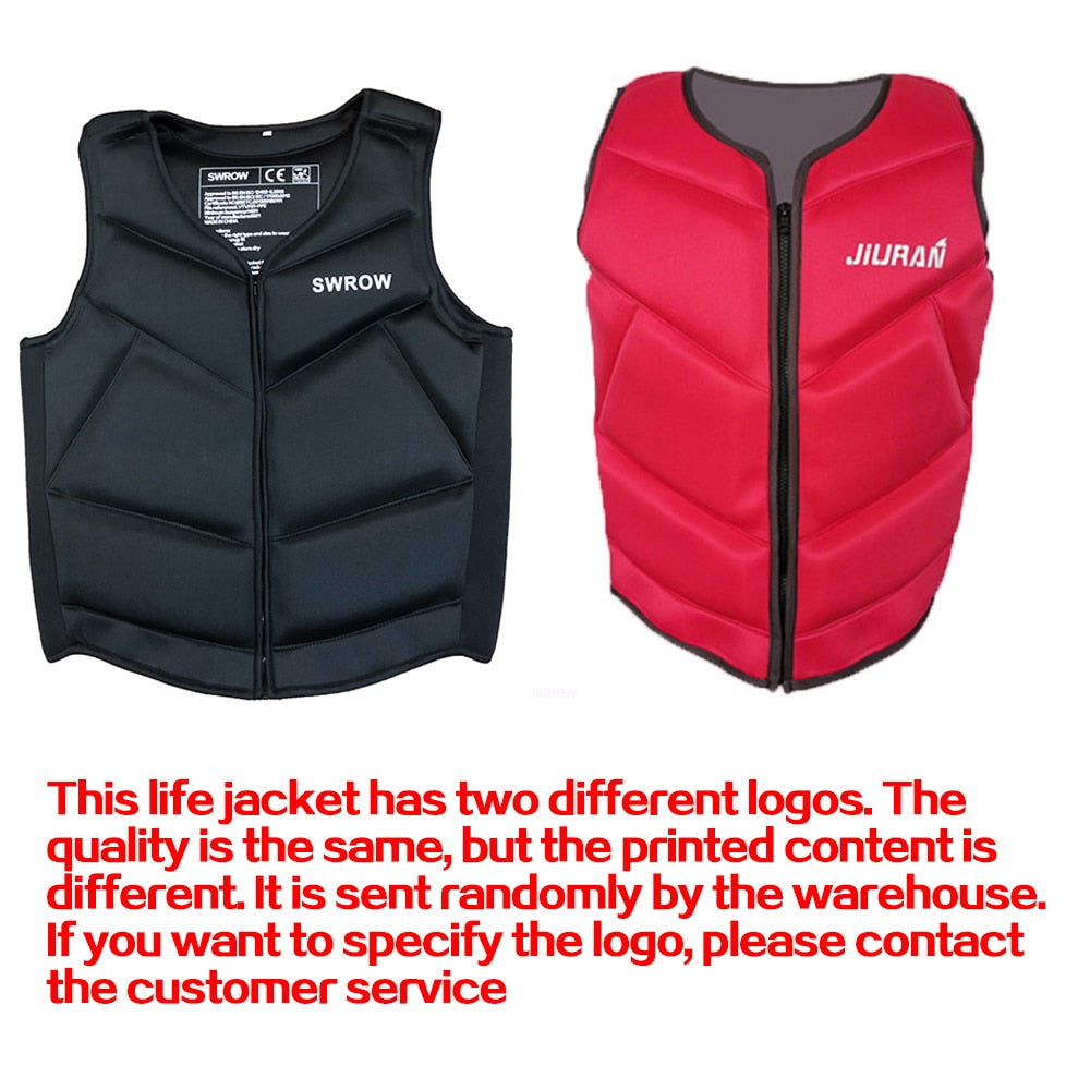 Convenient Neoprene Outdoor Swimming Buoyancy Fishing Life Jacket Sailing Kayak Rescue Swimming  Life Jacket