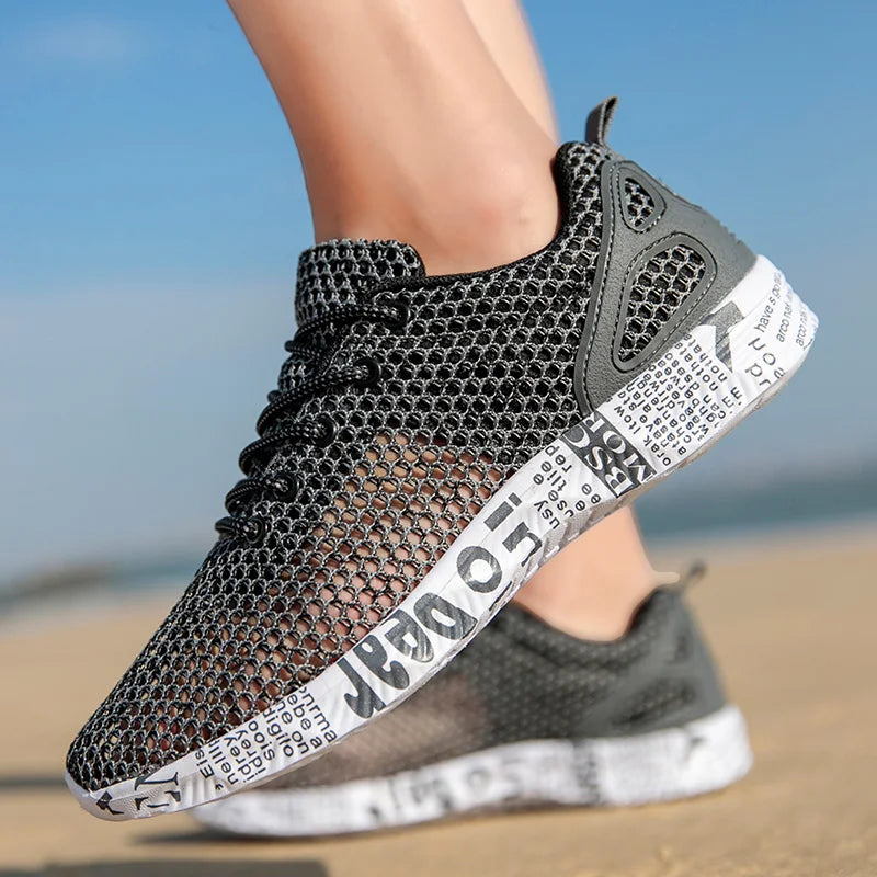 Men Women Quick-Dry Wading Shoes Water Shoes Breathable AquaIn Upstream Antiskid Outdoor Sports Wearproof Beach Sneakers 39-46