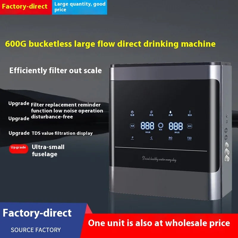 600g Household RO Reverse Osmosis Water Purifier Wall-Mounted Tap Water Filter Kitchen Direct Drinking Descaling Pure Water