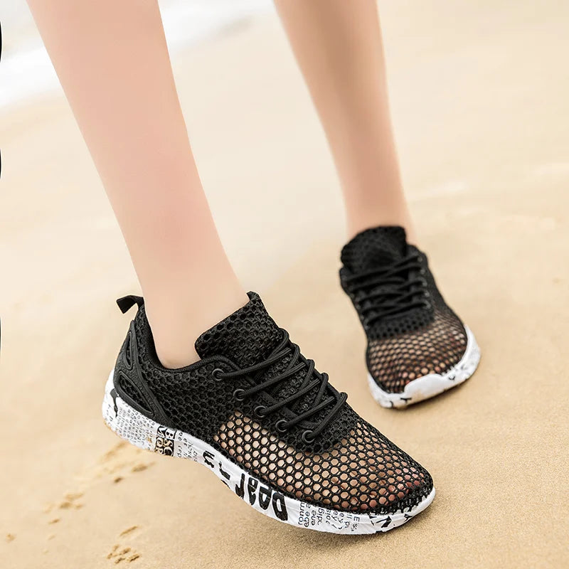Men Women Quick-Dry Wading Shoes Water Shoes Breathable AquaIn Upstream Antiskid Outdoor Sports Wearproof Beach Sneakers 39-46