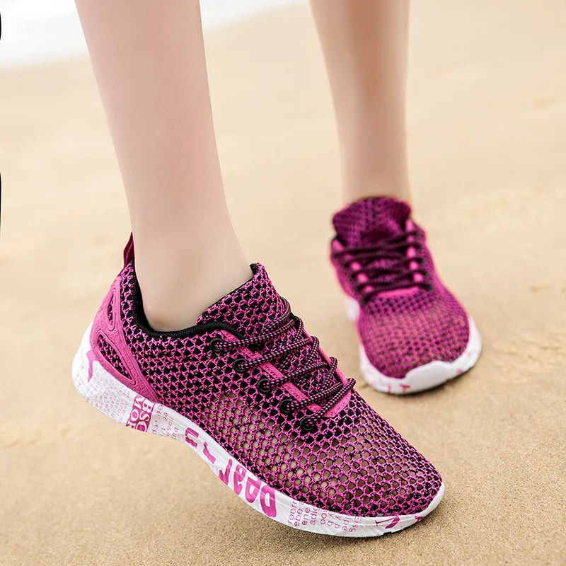 Men Women Quick-Dry Wading Shoes Water Shoes Breathable AquaIn Upstream Antiskid Outdoor Sports Wearproof Beach Sneakers 39-46