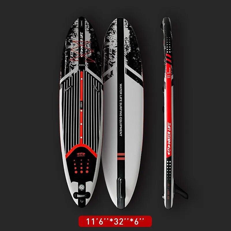 11'6 ft Inflatable SUP Board Stand-up Paddle Board Adult Water Sport Professional Water Ski Leisure Type 320x81x15CM