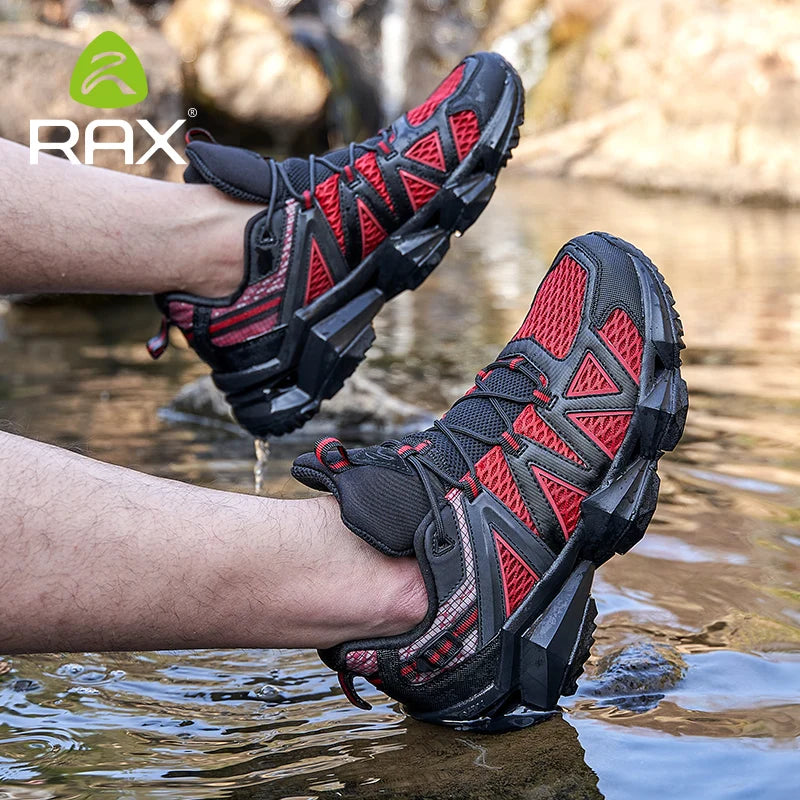 Rax homens respirável trekking aqua sapatos das mulheres dos homens sapatos de esportes aquáticos verão caminhadas ao ar livre tênis caminhada sapatos de pesca zapatos