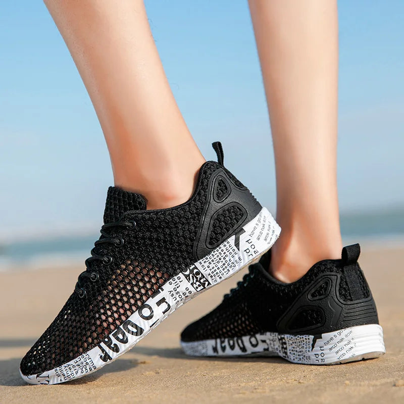 Men Women Quick-Dry Wading Shoes Water Shoes Breathable AquaIn Upstream Antiskid Outdoor Sports Wearproof Beach Sneakers 39-46