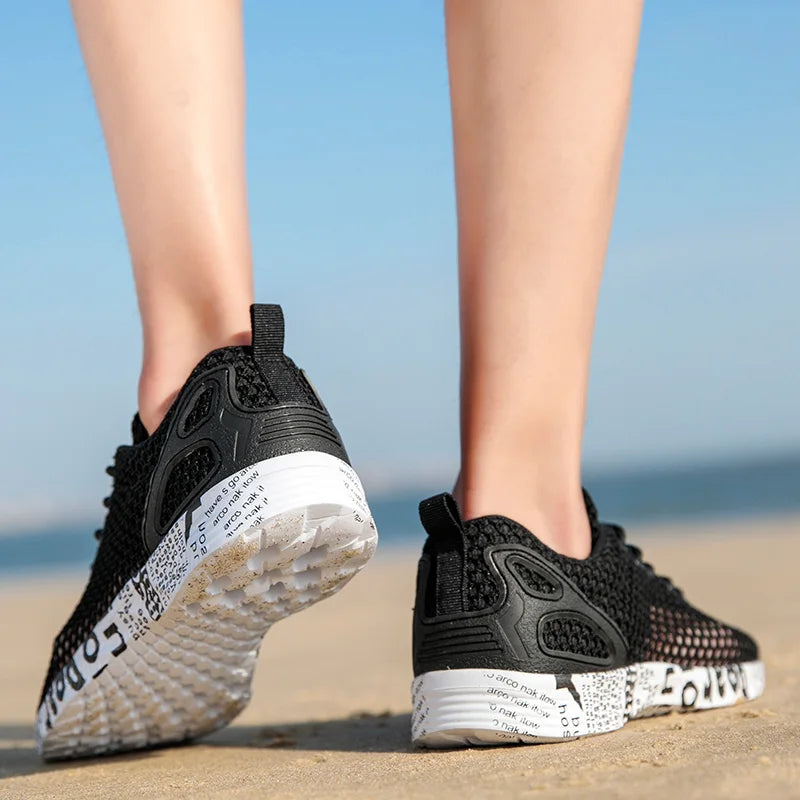 Men Women Quick-Dry Wading Shoes Water Shoes Breathable AquaIn Upstream Antiskid Outdoor Sports Wearproof Beach Sneakers 39-46