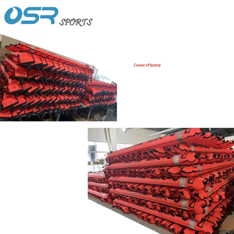 1.2M/1.5M/1.8M Scuba Diving High Quality Scuba Diving Inflatable Safety Sausage Signal Surface Buoy (SMB) Tube