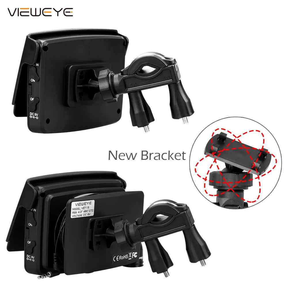 ViewEye Visible Video Fish Finder River Lake Sea Real-time Live Underwater Ice Video Fishfinder Fishing Camera IR Night Vision