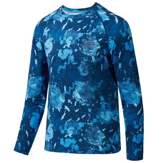 Bassdash Youth UPF50+ Camo Active Performance Long Sleeve Fishing Shirt Sailing Hiking Cycling Surfing Sport Skin Friendly