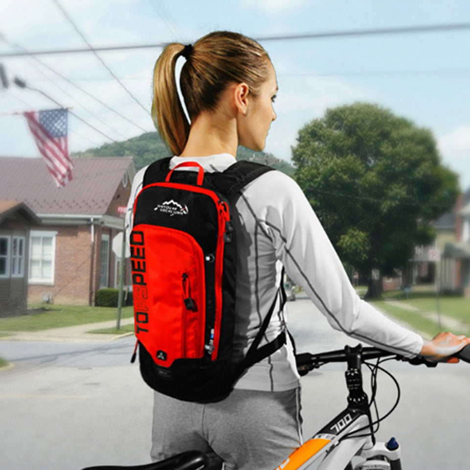 Leão local 6l/5l saco de ciclismo das mulheres dos homens equitação à prova dwaterproof água respirável bicicleta mochila, saco de água da bicicleta, capacete da bicicleta