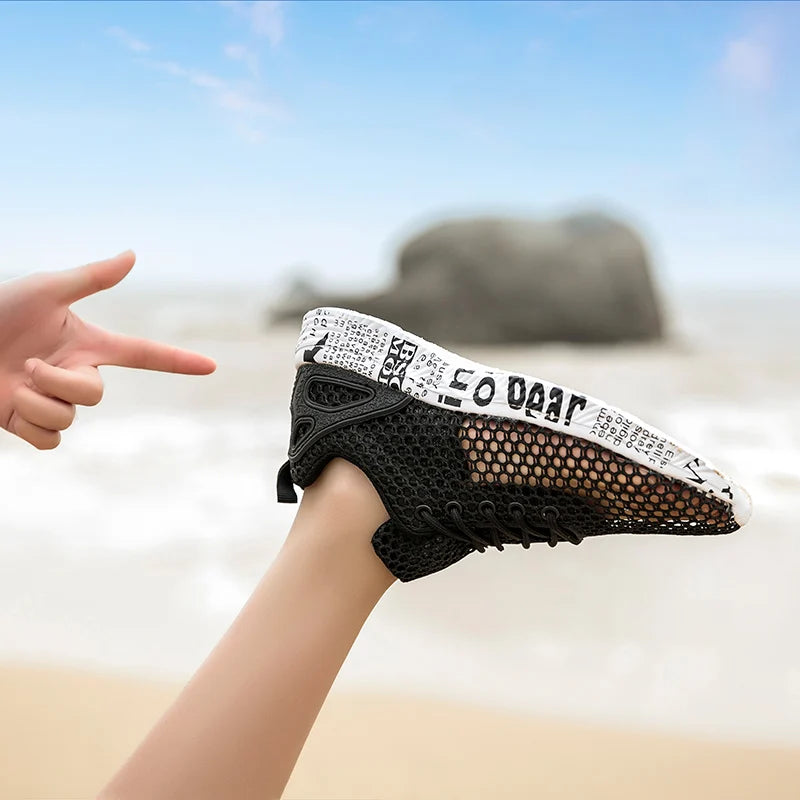 Men Women Quick-Dry Wading Shoes Water Shoes Breathable AquaIn Upstream Antiskid Outdoor Sports Wearproof Beach Sneakers 39-46